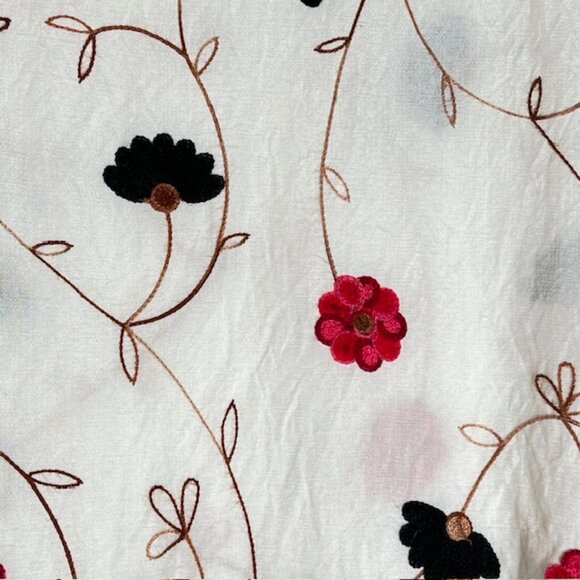 Parami Design Embroidered Peasant Womens Top Plus Size 2X - Picture 5 of 7